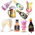 Tasse de bière ballons de bouteille de bouteille en papier ballons OEM ODM fournisseur gonflable hélium anniversaire décorations de fête